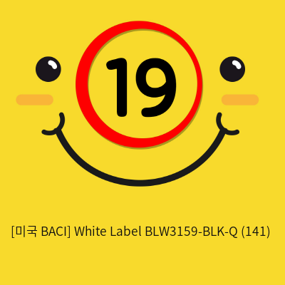 [미국 BACI] White Label BLW3159-BLK-Q (141)