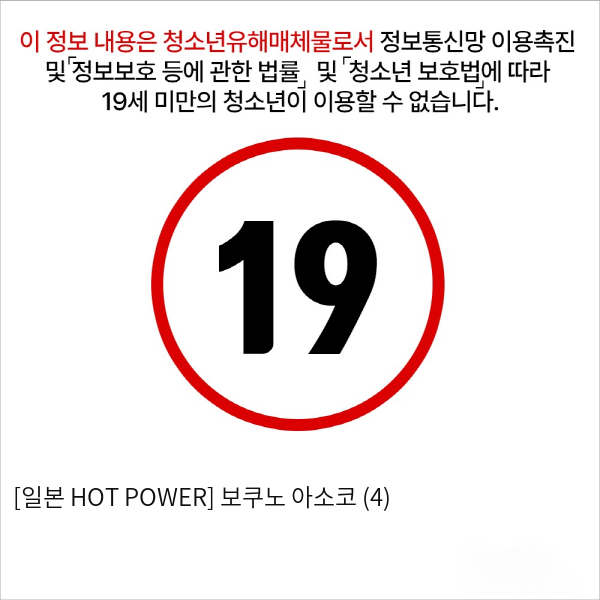 [일본 HOT POWER] 보쿠노 아소코 (4)